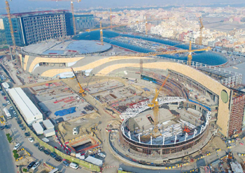 Sheikh Jaber Al Abdullah Al Jaber Al Sabah International Tennis Complex ... set to open later this year.