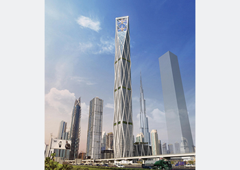 SRG Tower ... the facade design and the structural design are integrated.