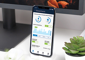 Flovea’s smart building Flowbox ... total control over plumbing networks through a dedicated mobile app.