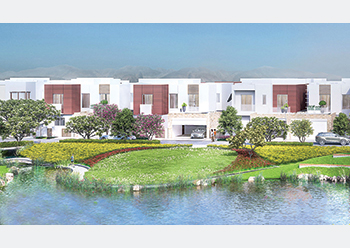 A number of villa developments are in progress at Al Mouj Muscat.