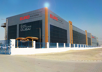 EuroAuctions premises in Jebel Ali, Dubai.