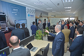 Guests at the launch of the uptime centre.