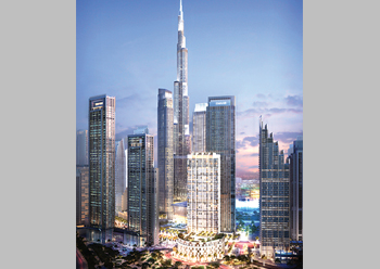 Burj Crown, a 44-storey luxury residential tower launched this year.