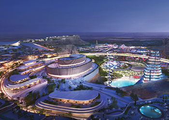 Qiddiya ... aiming to be world’s largest entertainment city. 