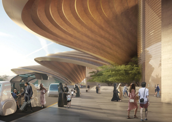 The airport at The Red Sea Project ... designed by Foster + Partners.