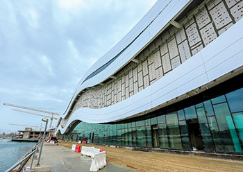 Al Qana Cinema ... some 80 per cent of the work is completed.