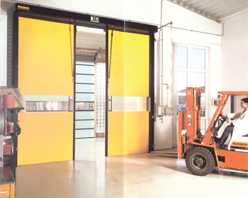 Novosprint ... at 5 m per second opening speed, it’s the world’s fastest industrial door.