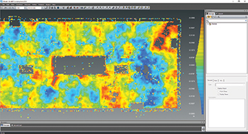 BuildIT performs a full digital tolerance evaluation of any project feature, such as floor flatness