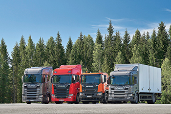 Scania’s new generation truck range ... backed by 10 years of development.