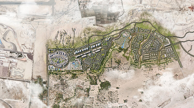 The masterplan for the Areen development.