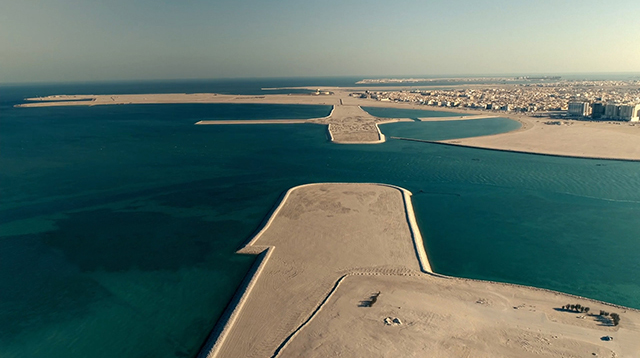 The signature bridge (right) forms a key component of the North Manama Highway that will facilitate traffic flow in the capital and link it with the Busaiteen area of Muharraq.